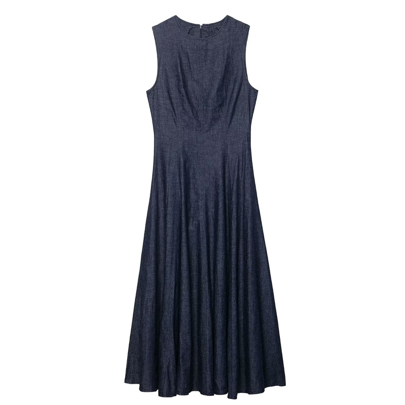 Midi Dress - Новое облегающее модное джинсовое платье миди
