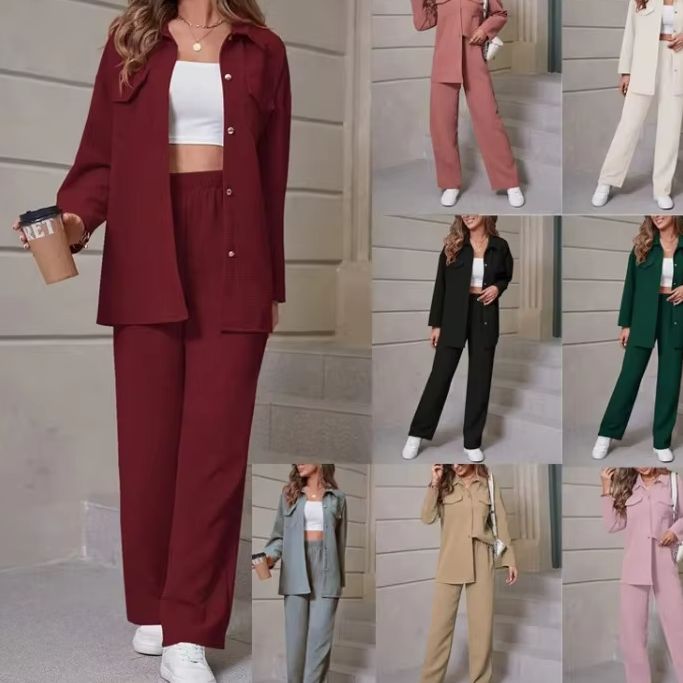 Womens Blazer - Весенне-осенние новые модные комплекты из двух