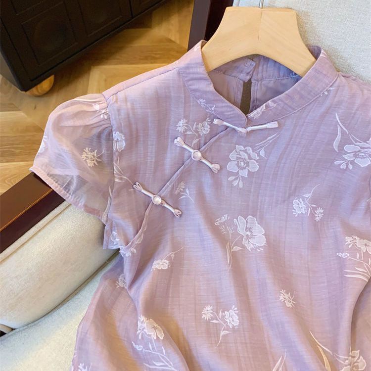 Silk Blouse - Новая блузка в китайском стиле с