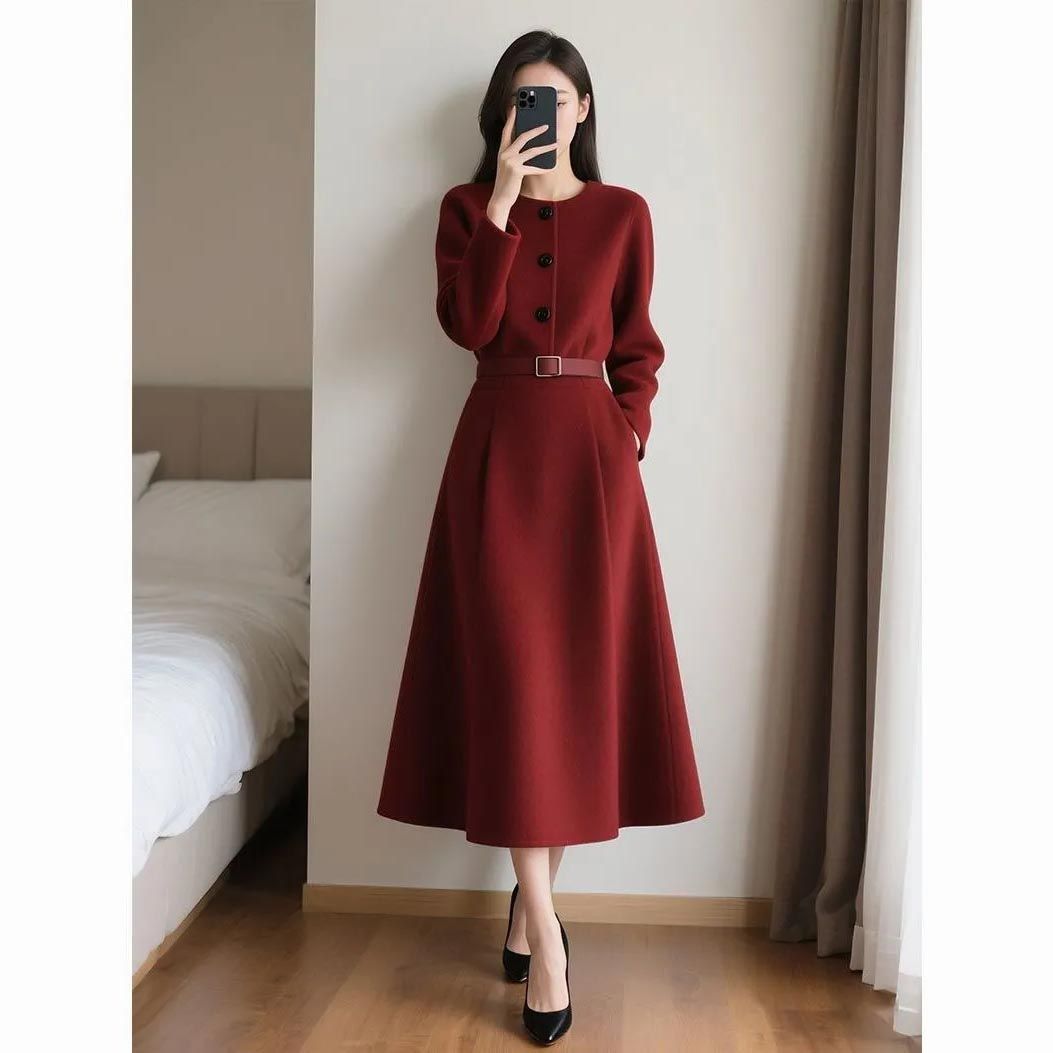 Красное ретро-платье с длинным – обзор и цена Women'S Red Formal Wear