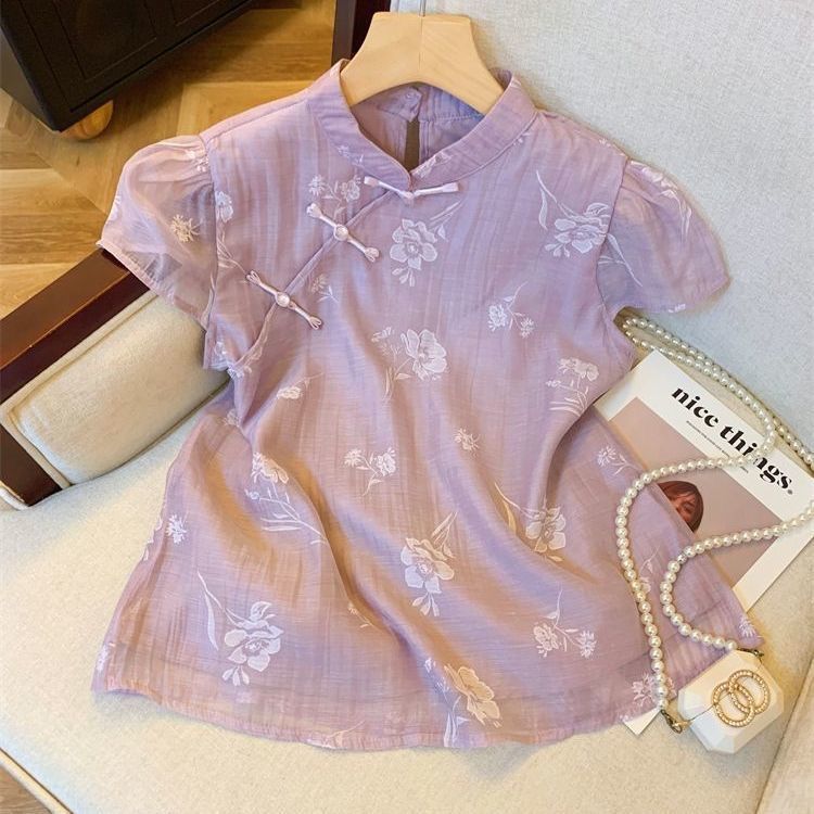 Новая блузка в китайском стиле – обзор и цена Silk Blouse