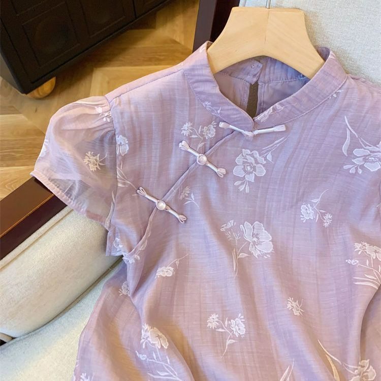 Новая блузка в китайском стиле – обзор и цена Silk Blouse