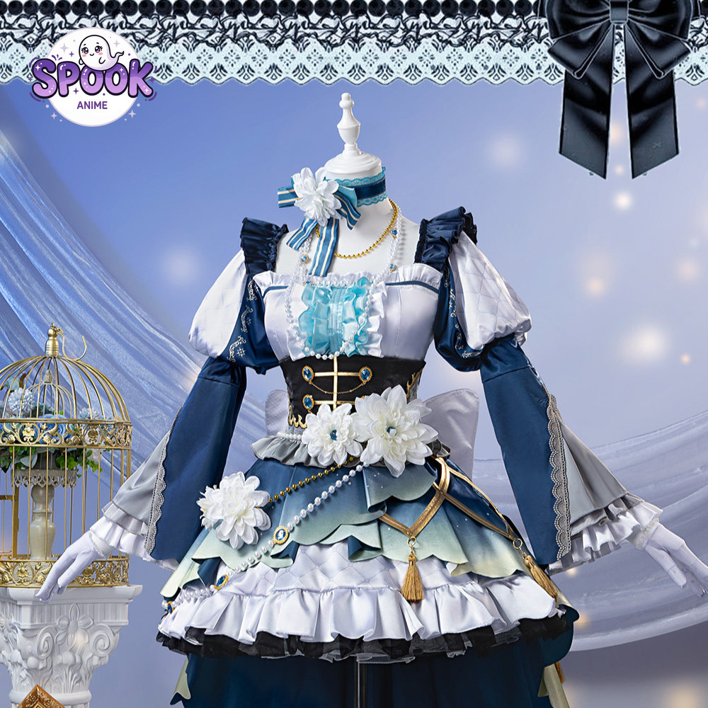 Сине-белое платье Лолиты, кост – обзор и цена Evening Gown